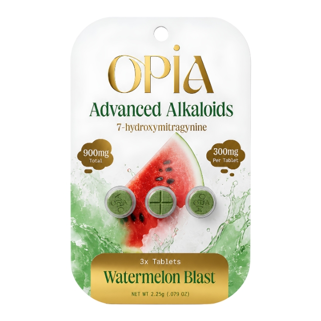 OPIA 7-HYDROXY ADVANCED ALKALOID 300MG PER TABLET 3CT/10PK