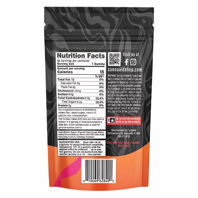 PEAK KNOCKOUT BLEND 3000MG GUMMIES 15CT/ BAG