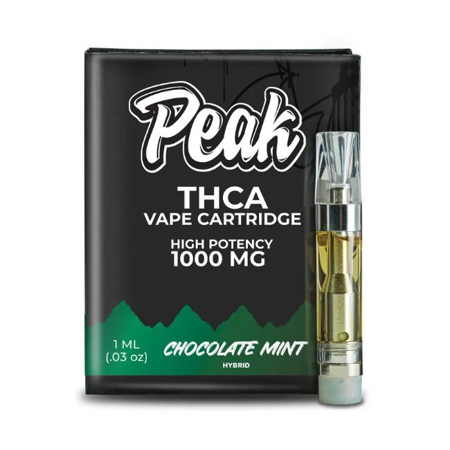 PEAK THCA HIGH POTENCY 1GM VAPE CART 10CT/ BOX