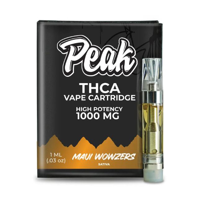 PEAK THCA HIGH POTENCY 1GM VAPE CART 10CT/ BOX