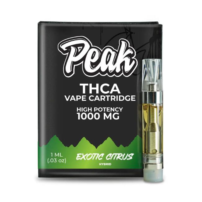 PEAK THCA HIGH POTENCY 1GM VAPE CART 10CT/ BOX