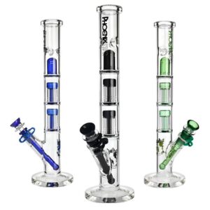 14” PHOENIXSTAR GLASS DOUBLE TREE ARMS PERC WATER PIPE 14'' PHOENIXSTAR GLASS DOUBLE TREE ARMS PERC WATER PIPE