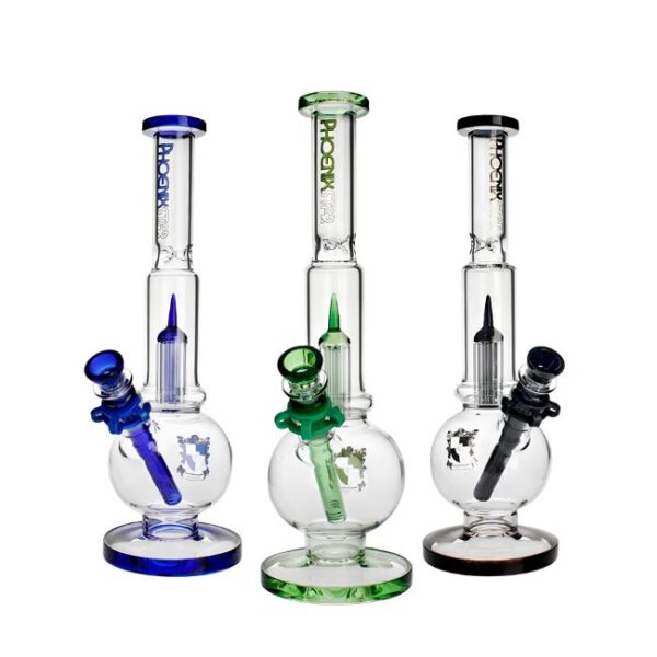 14'' PHOENIXSTAR GLASS NEW DESIGN WATER PIPE