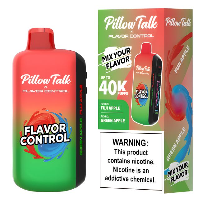 PILLOW TALK FLAVOR CONTROL 5% DISPOSABLE TEXAS COMPLIANT(100ML) 40K PUFFS 5CT/ BOX