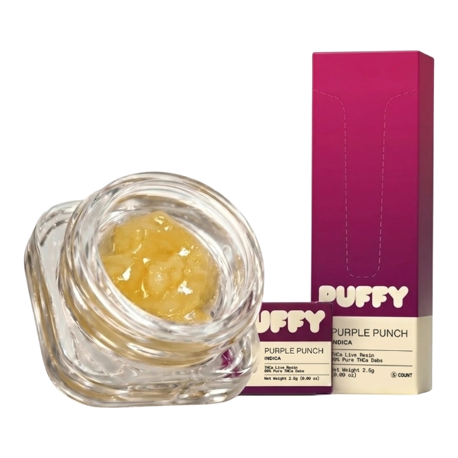 PUFFY THCA LIVE RESIN 2.5GM DABS 5CT/ BOX