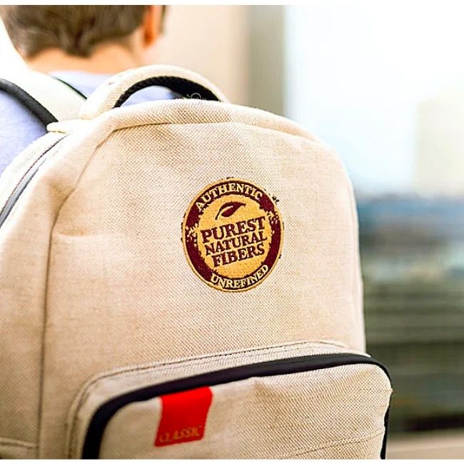 RAW BURLAP BACKPACK 14.5 X 18.5 X 3.75