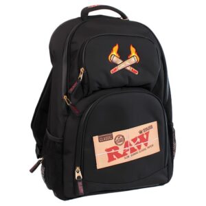 RAWBAKEPACK01 RAW LIFE 247 SMELL PROOF FULL SIZE BACK PACK