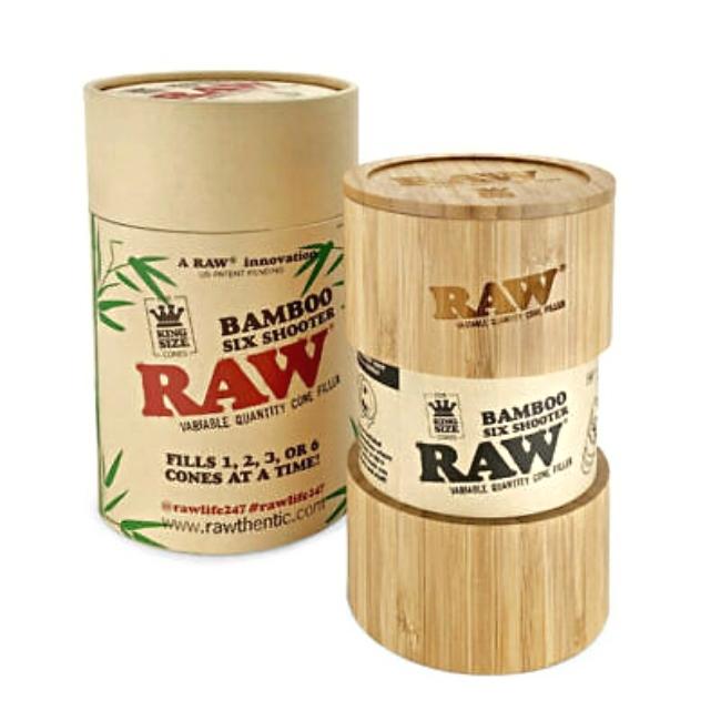 RAW BAMBOO SIX SHOOTER CONE LOADER