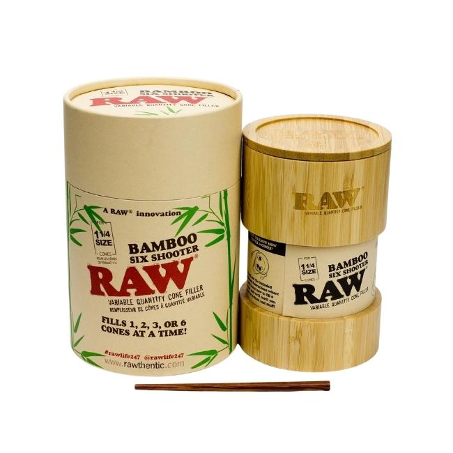 RAW BAMBOO SIX SHOOTER CONE LOADER