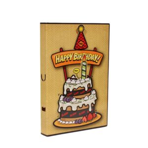 RAWBIRTHDAYCARD_111 RAW POP-UP BIRTHDAY CARD PACK OF 5