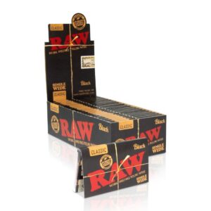 RAWBLKCL_111 RAW BLACK CLASSIC PAPER (25 PACKS PER BOX)