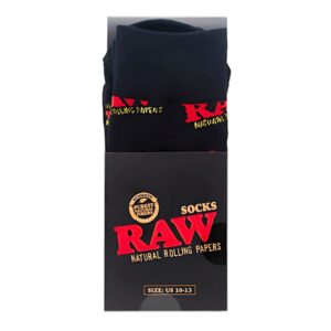 RAWBLKSOCKS01 RAW BLACK SOCKS FOR YOUR FEET SIZE (US 10-13)