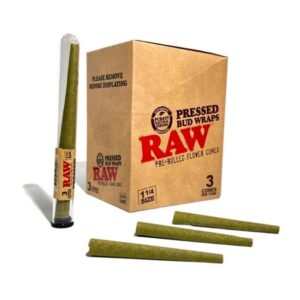 RAW BUD PRESSED WRAPS PRE ROLLED FLOWER CONES RAW BUD PRESSED WRAPS PRE ROLLED FLOWER CONES