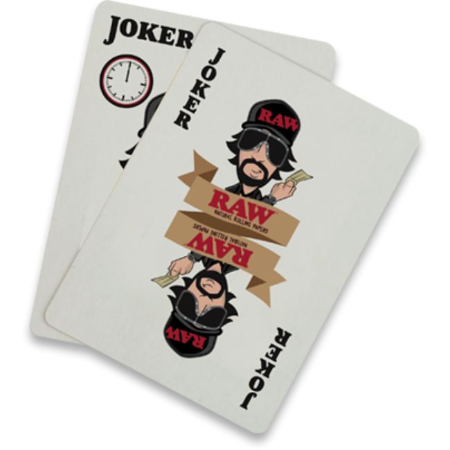 RAW CLASSIC BLACK PLAYING CARDS