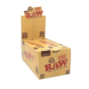 RAW CLASSIC CONE SINGLE SIZE 12CT/ BOX