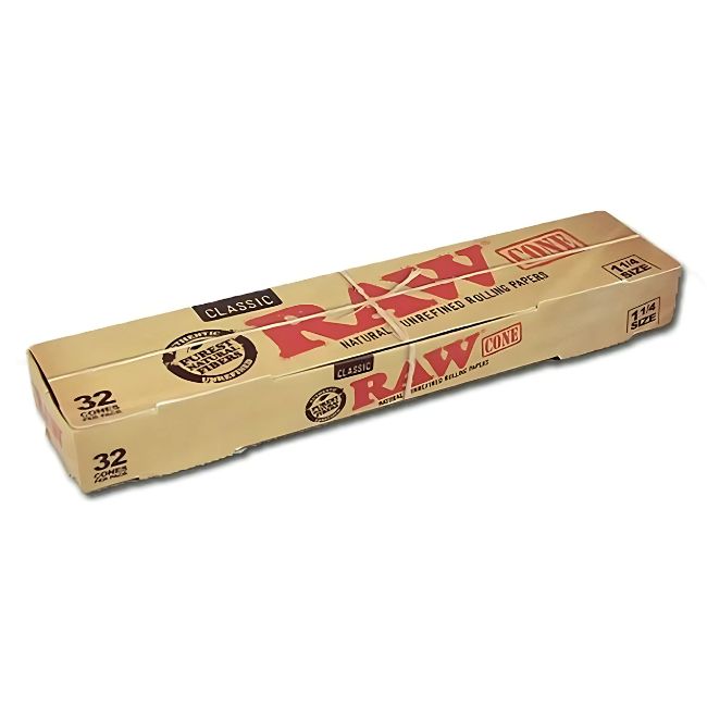 RAW CONES 32 CONES PER PACK SINGLE