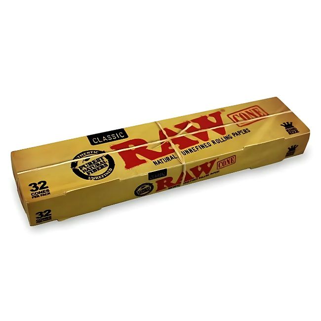 RAW CONES 32 CONES PER PACK SINGLE