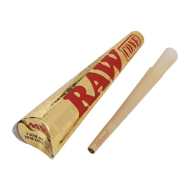 RAW CLASSIC ETHEREAL KING SIZE 3PK PRE-ROLLED CONE 32CT/ BOX