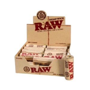 RAWHEMPWICK20FT RAW HEMP WICK 20FT / 6 METERS 20CT/ BOX