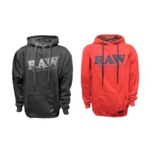 RAWHOODIES RAW BLACK LOGO HOODIES