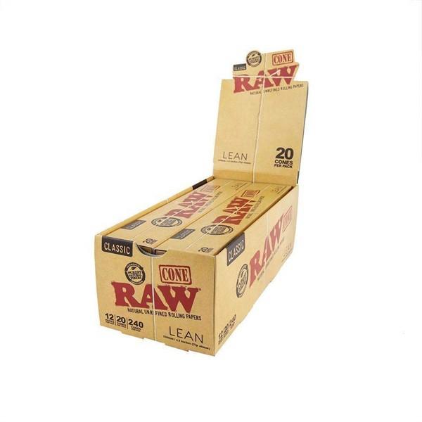 RAW LEAN CONE CLASSIC 20PK 12CT/ DISPLAY