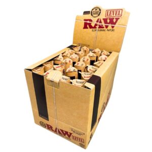 RAWLEVELCONE_111 RAW CLASSIC LEVEL CONE 84MM / 3.3 INCHES (TIP 26MM) 6 CONES PER PACK 24CT/ BOX
