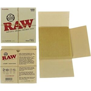RAWPARCHMENTP_222 RAW PARCHMENT PAPER 100 PER BOX