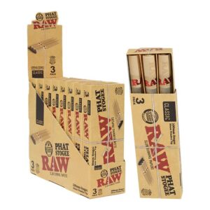 RAW PHAT STOGEE 100MM 30MM WOODEN TIP 3CT/8PK BOX