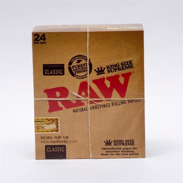 RAW CLASSIC KING SIZE SUPREME PAPER 24 PER BOX