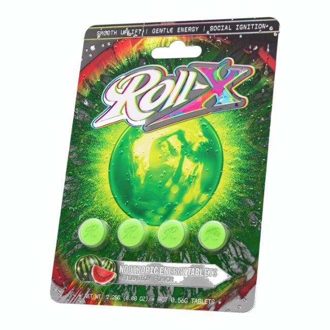 ROLL-X NOOTROPIC ENERGY TABLETS 4CT/10PK