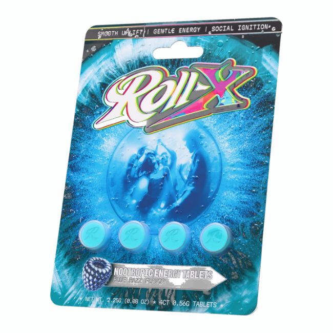 ROLL-X NOOTROPIC ENERGY TABLETS 4CT/10PK