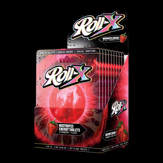 ROLL-X NOOTROPIC ENERGY TABLETS 4CT/10PK