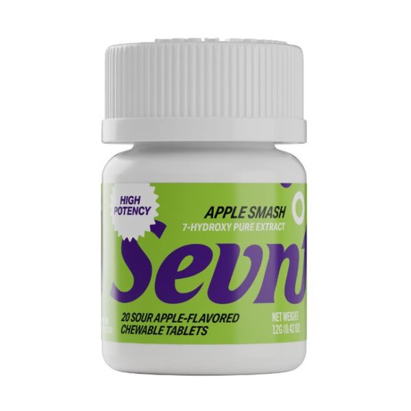 SEVN 7-HYDROXY PURE EXTRACT HIGH POTENCY 40MG PER TABLET 20CT/ JAR