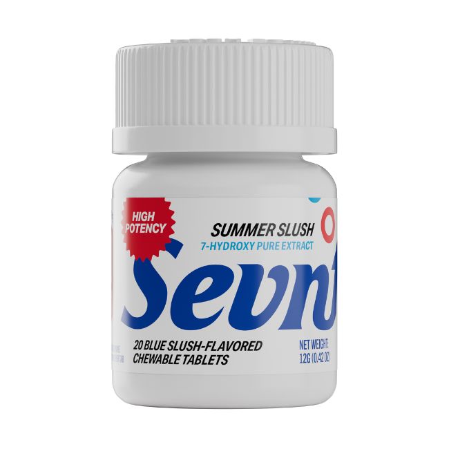 SEVN 7-HYDROXY PURE EXTRACT HIGH POTENCY 40MG PER TABLET 20CT/ JAR