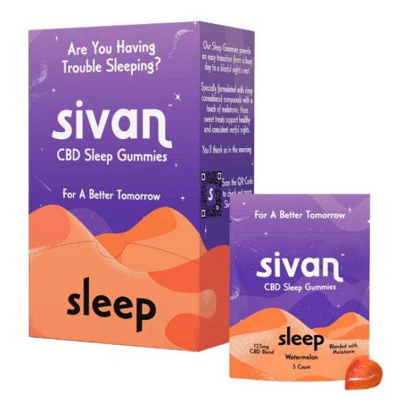 SIVAN CBD GUMMIES 5CT 10PK/ DISPLAY