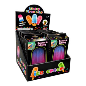 SQUISHY ICE CREAM STRESS RELIEF TOY 12CT/ DISPLAY
