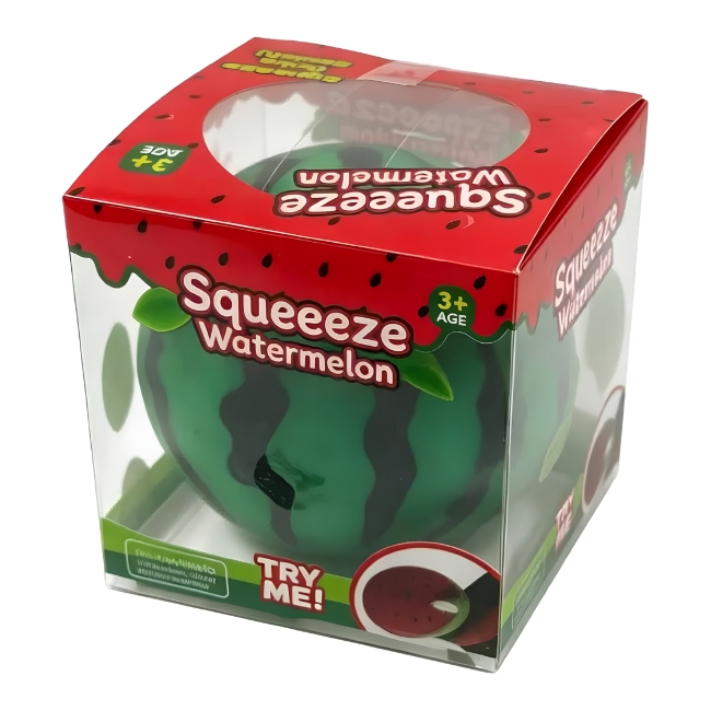 SQUEEEZE WATERMELON SENSORY FIDGET TOY 1CT