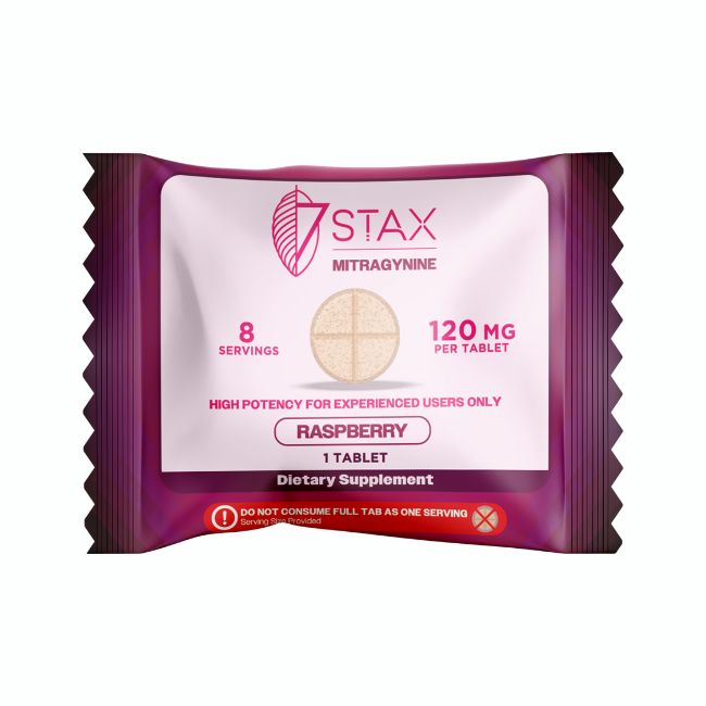 STAX NANO TECH MITRAGYNINE 120MG PER TABLET 1CT/50PK (FLORIDA COMPLIANT)