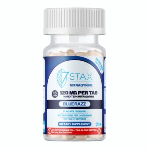 STAXNT120MGJAR004 STAX NANO TECH MITRAGYNINE 120MG PER TABLET 15CT/ JAR (FLORIDA COMPLIANT)