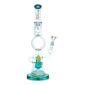 TSUNAMI GLASS 18” SPRINKLE DONUT WATER PIPE TSUNAMI GLASS 18'' SPRINKLE DONUT WATER PIPE